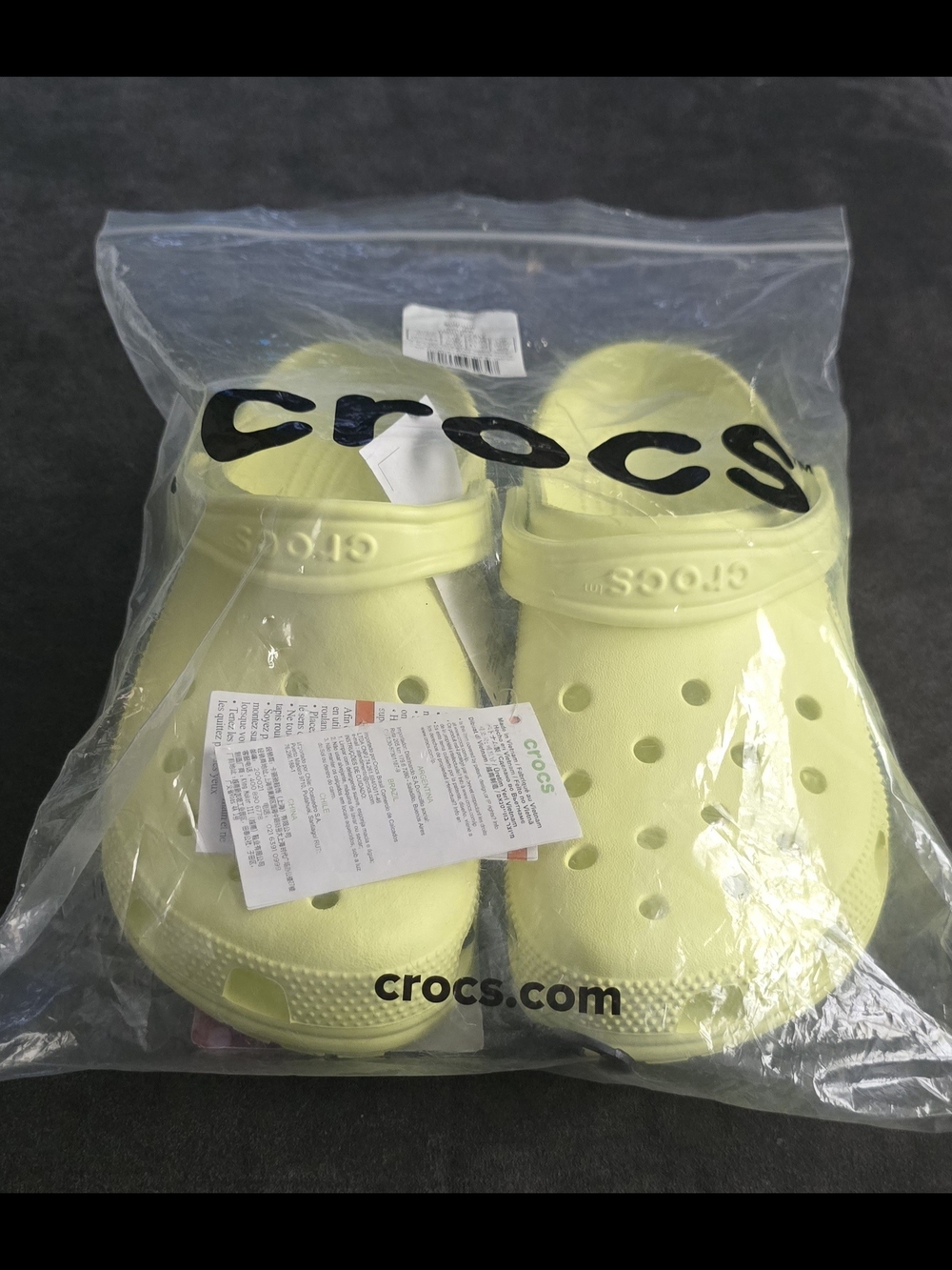 CROCS  Classic in Pale Yellow Size Womens 10 Mens 8